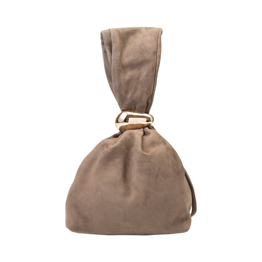 Damska torba z naturalnego zamszu, taupe Eliza