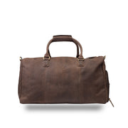 Torba podróżna/fitness z naturalnej skóry, ciemnobrązowa Travel Bag
