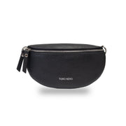 Marsupio da donna in vera pelle nero Waist Glam